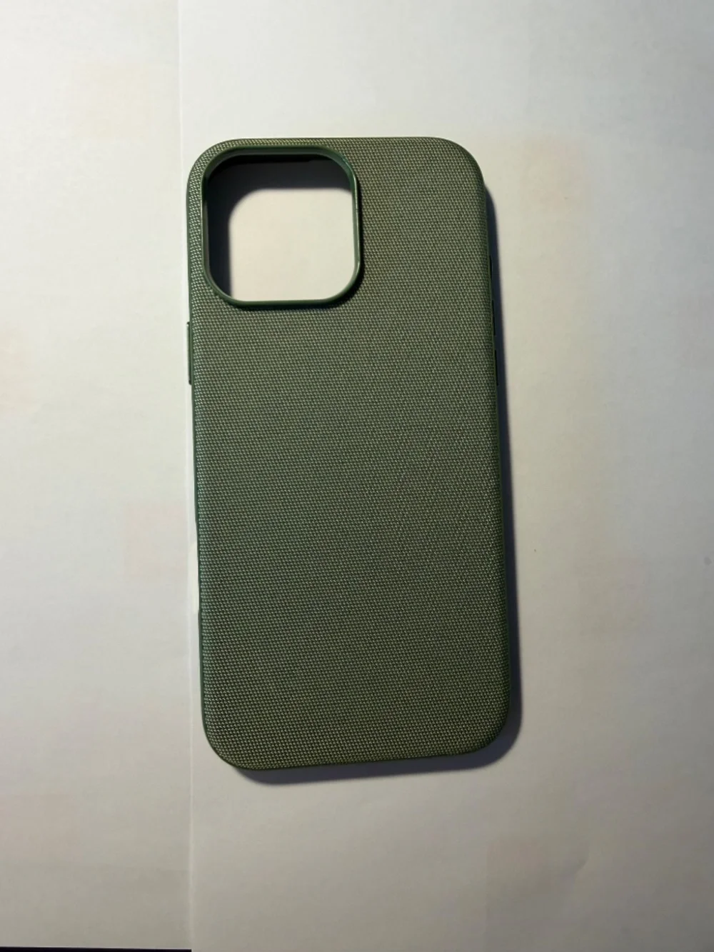 Olive Green Textured Case for iPhone 16 Pro Max Shockproof Protective Cover